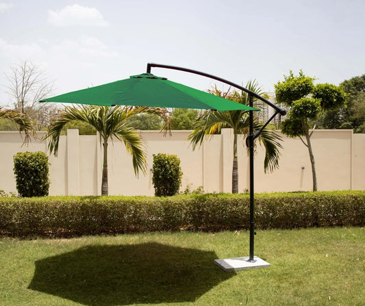 Outdoor Side Pole Patio Umbrella (Green)