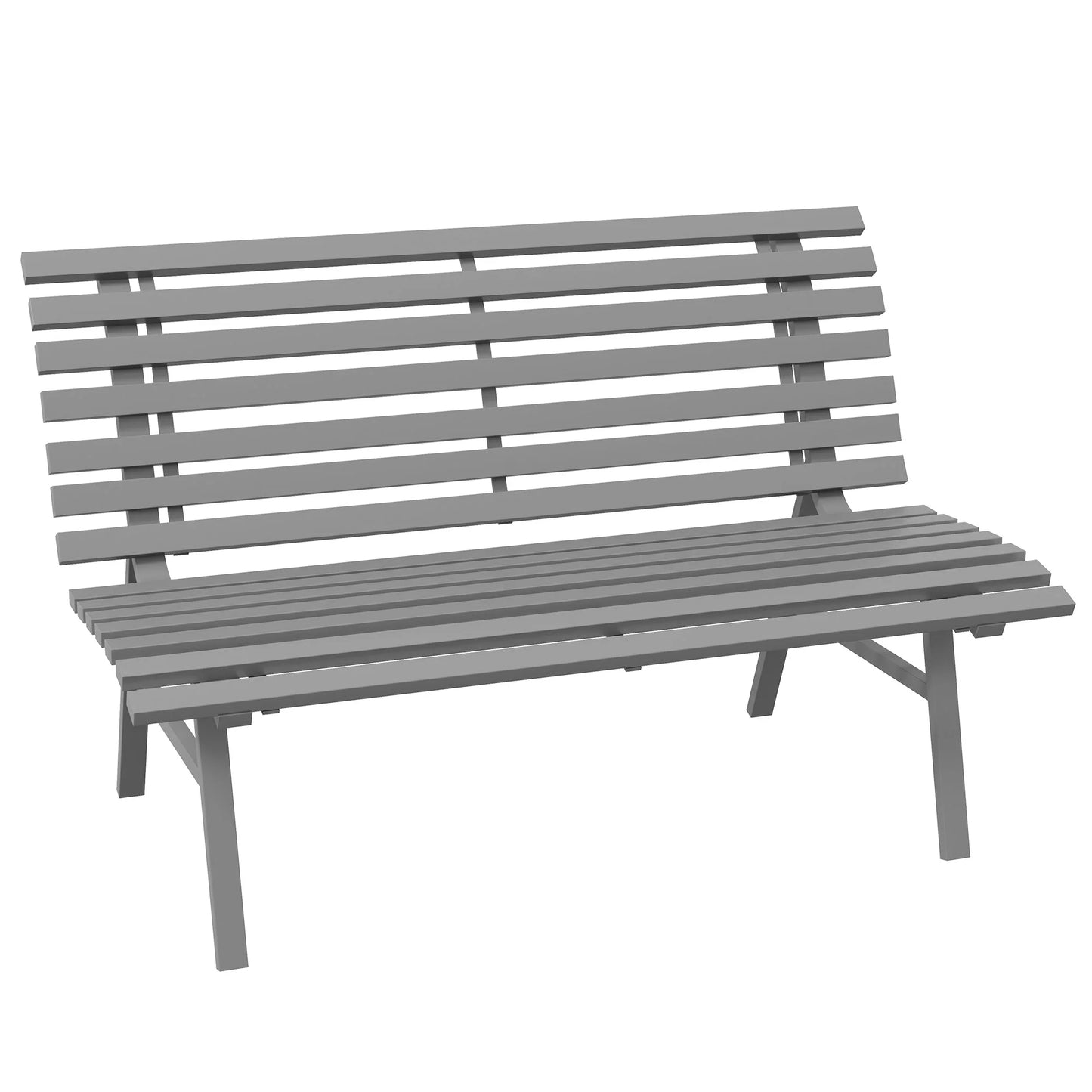 Outdoor Garden Bench (Grey)